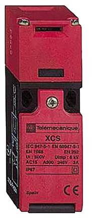 Telemecanique Sensors XCSPA Safety Interlock Switch, 2NC/1NO, Keyed , Glass Fibre Reinforced Nylon